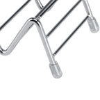 Wave Shape Stainless Steel Mexican Taco Holder Display Stand Shell Rack 4-5 Slot