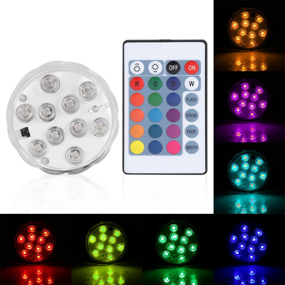 Remote Control Submersible Waterproof LED Light Color Changing Aquarium Fish Tank Decor