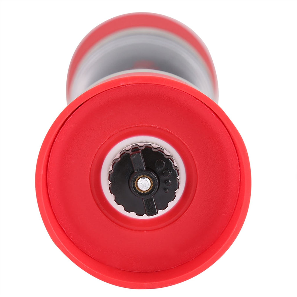 2 in 1 Double ended Manual Kitchen Salt & Pepper Mill Grinder Adjustable Ceramic Rotor Red