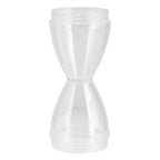 2 in 1 Double ended Manual Kitchen Salt & Pepper Mill Grinder Adjustable Ceramic Rotor Red