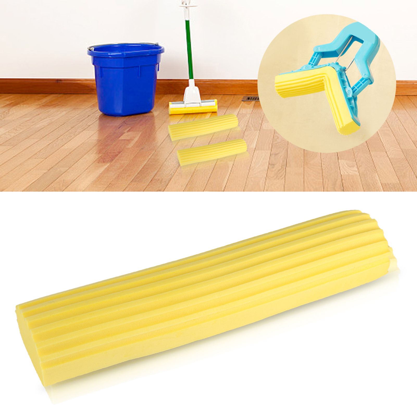 PVA Sponge Mop Head with Super Absorbent Capacity Home Floor Cleaning Wash Tool