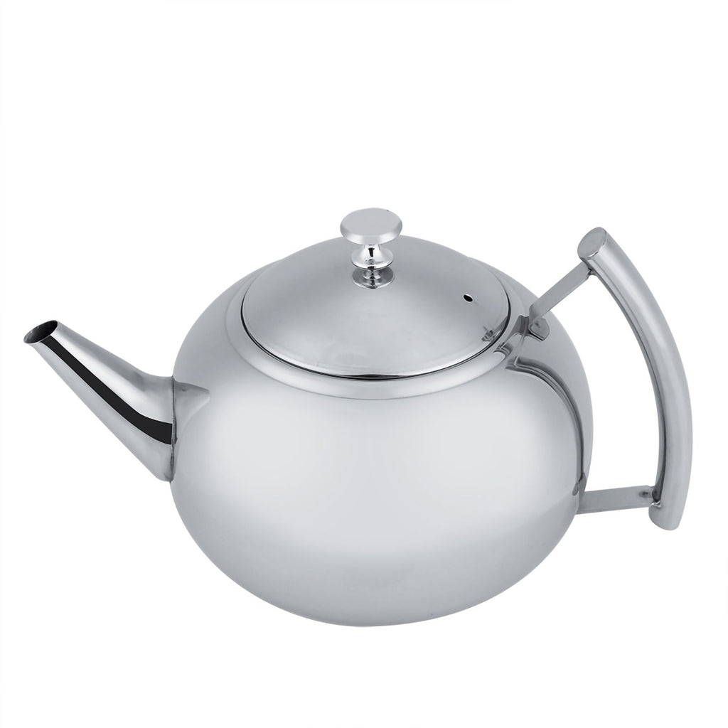2L 201 Stainless Steel Teapot Coffee Tea Pot Kettle with Removable Infuser Filter