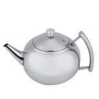2L 201 Stainless Steel Teapot Coffee Tea Pot Kettle with Removable Infuser Filter