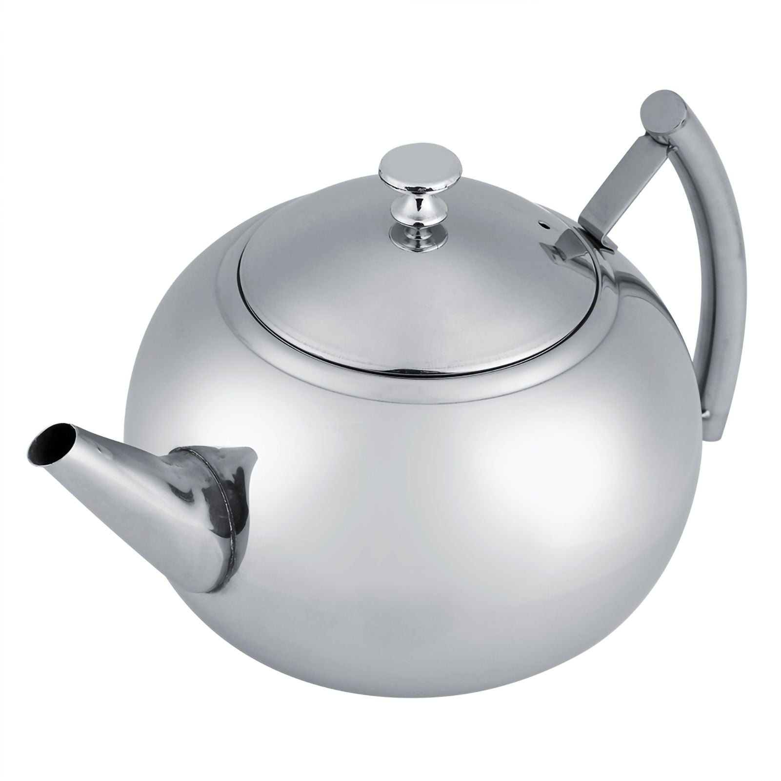 2L 201 Stainless Steel Teapot Coffee Tea Pot Kettle with Removable Infuser Filter