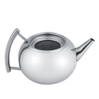 2L 201 Stainless Steel Teapot Coffee Tea Pot Kettle with Removable Infuser Filter
