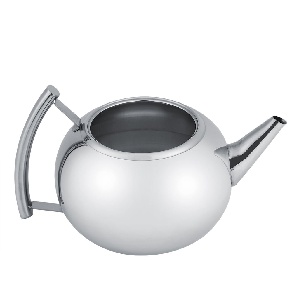 2L 201 Stainless Steel Teapot Coffee Tea Pot Kettle with Removable Infuser Filter