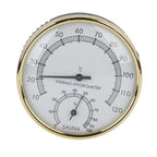 Metal Dial Indoor Thermometer Hygrometer Hygro thermometer Sauna Room Accessory