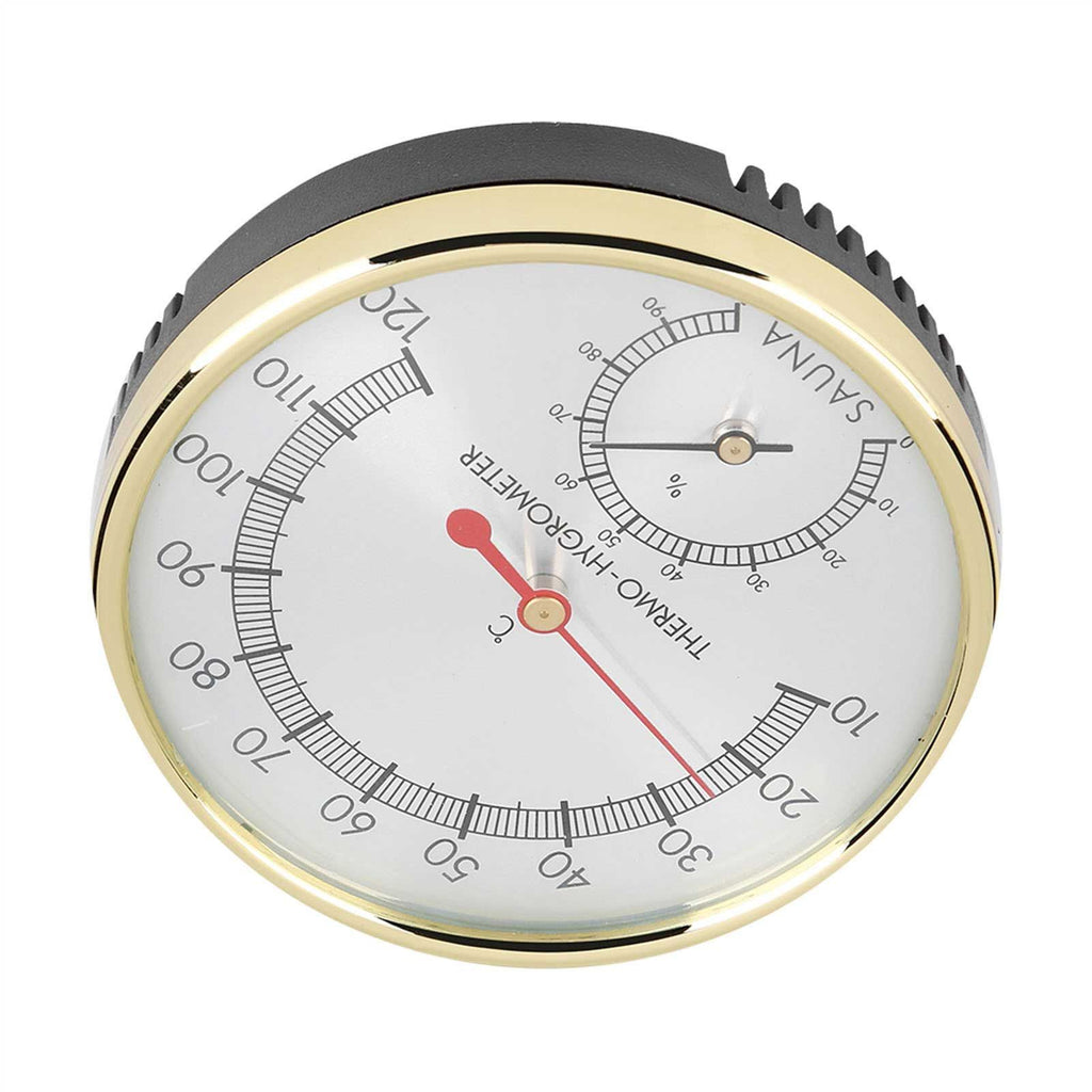 Metal Dial Indoor Thermometer Hygrometer Hygro thermometer Sauna Room Accessory