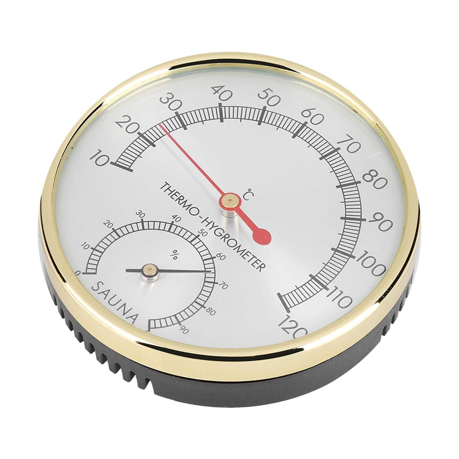 Metal Dial Indoor Thermometer Hygrometer Hygro thermometer Sauna Room Accessory