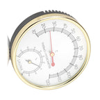 Metal Dial Indoor Thermometer Hygrometer Hygro thermometer Sauna Room Accessory