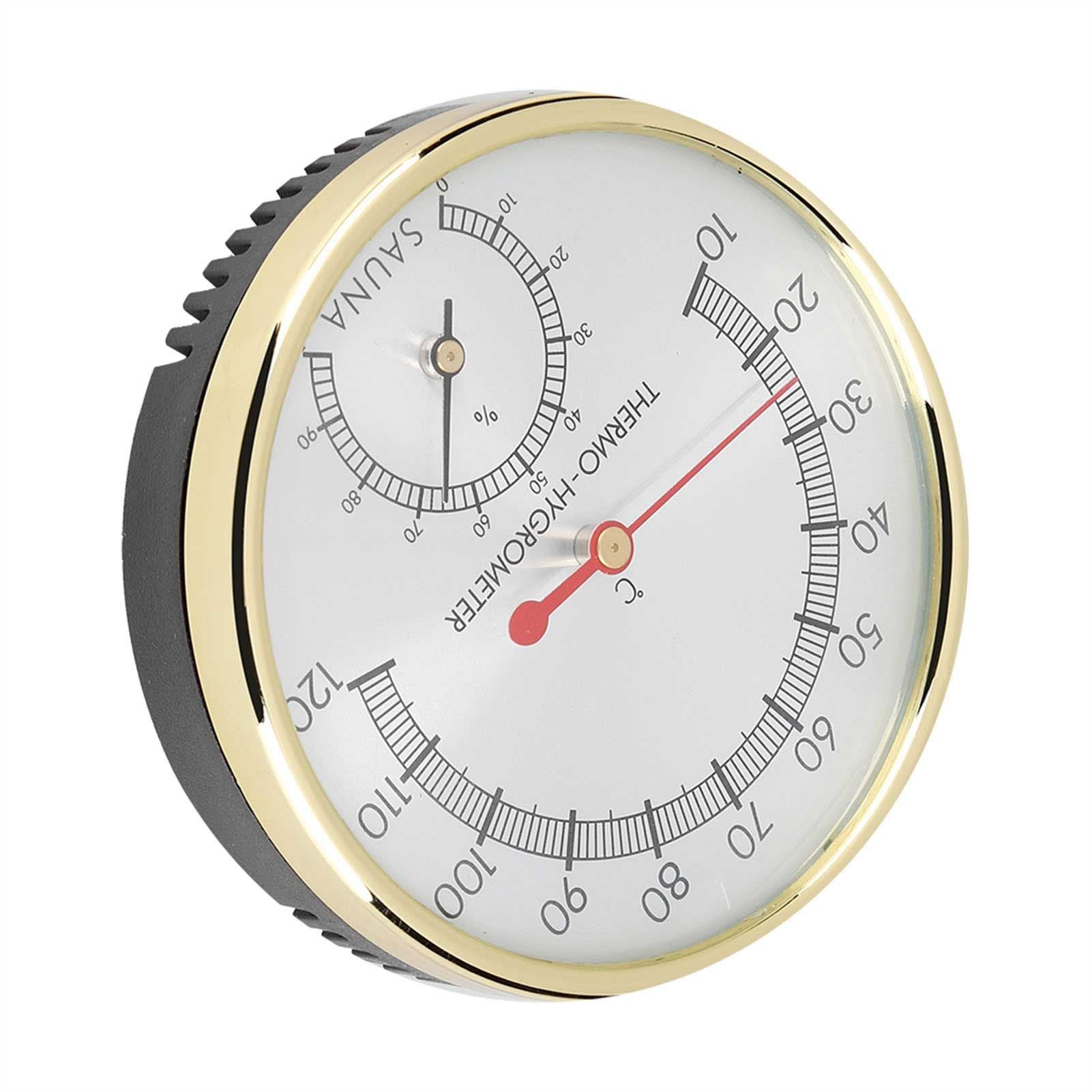 Metal Dial Indoor Thermometer Hygrometer Hygro thermometer Sauna Room Accessory