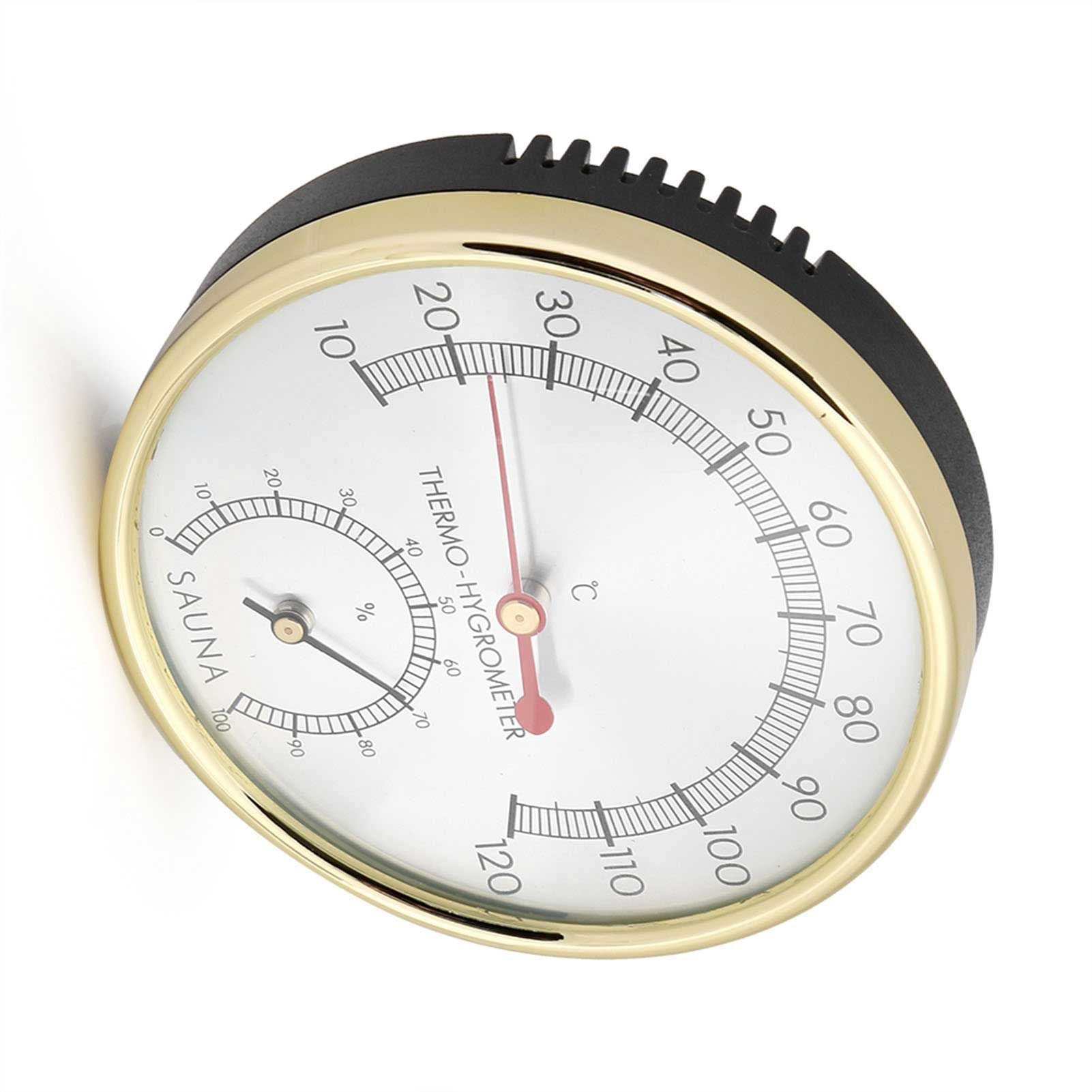 Metal Dial Indoor Thermometer Hygrometer Hygro thermometer Sauna Room Accessory