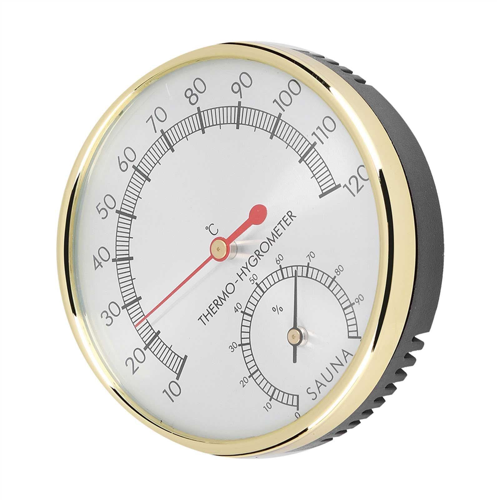 Metal Dial Indoor Thermometer Hygrometer Hygro thermometer Sauna Room Accessory