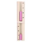 15 Minutes Sauna Room Sand Clock Glass Timer WallMounted Wooden Hourglass with Pink Sands