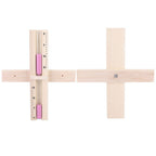 15 Minutes Sauna Room Sand Clock Glass Timer WallMounted Wooden Hourglass with Pink Sands