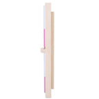 15 Minutes Sauna Room Sand Clock Glass Timer WallMounted Wooden Hourglass with Pink Sands