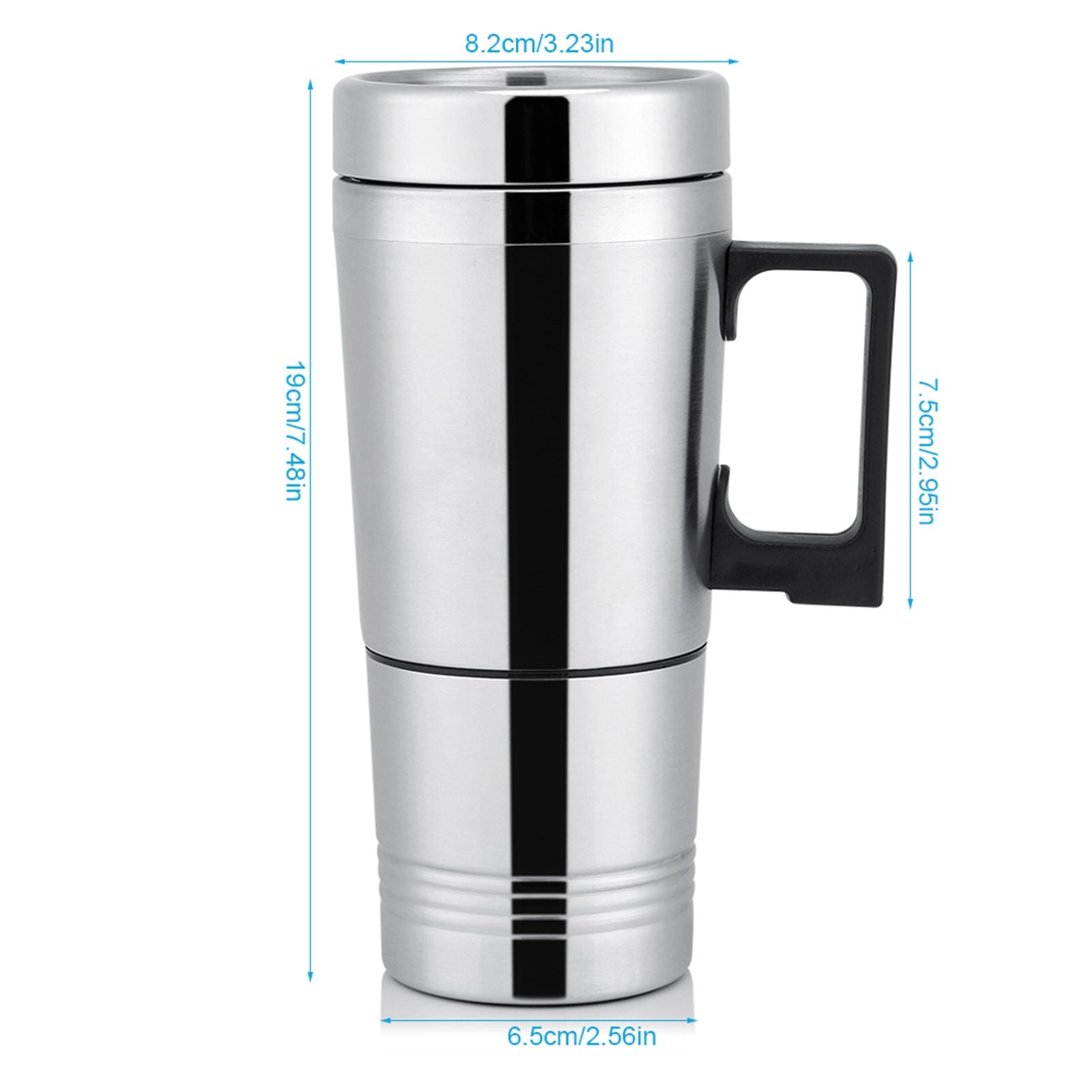 12V/24V 300ml Car Electric Coffee Tea Water Mug Vehicle Heating Drinking Cup Bottle 24V