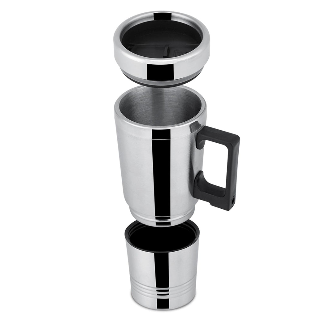 12V/24V 300ml Car Electric Coffee Tea Water Mug Vehicle Heating Drinking Cup Bottle 24V