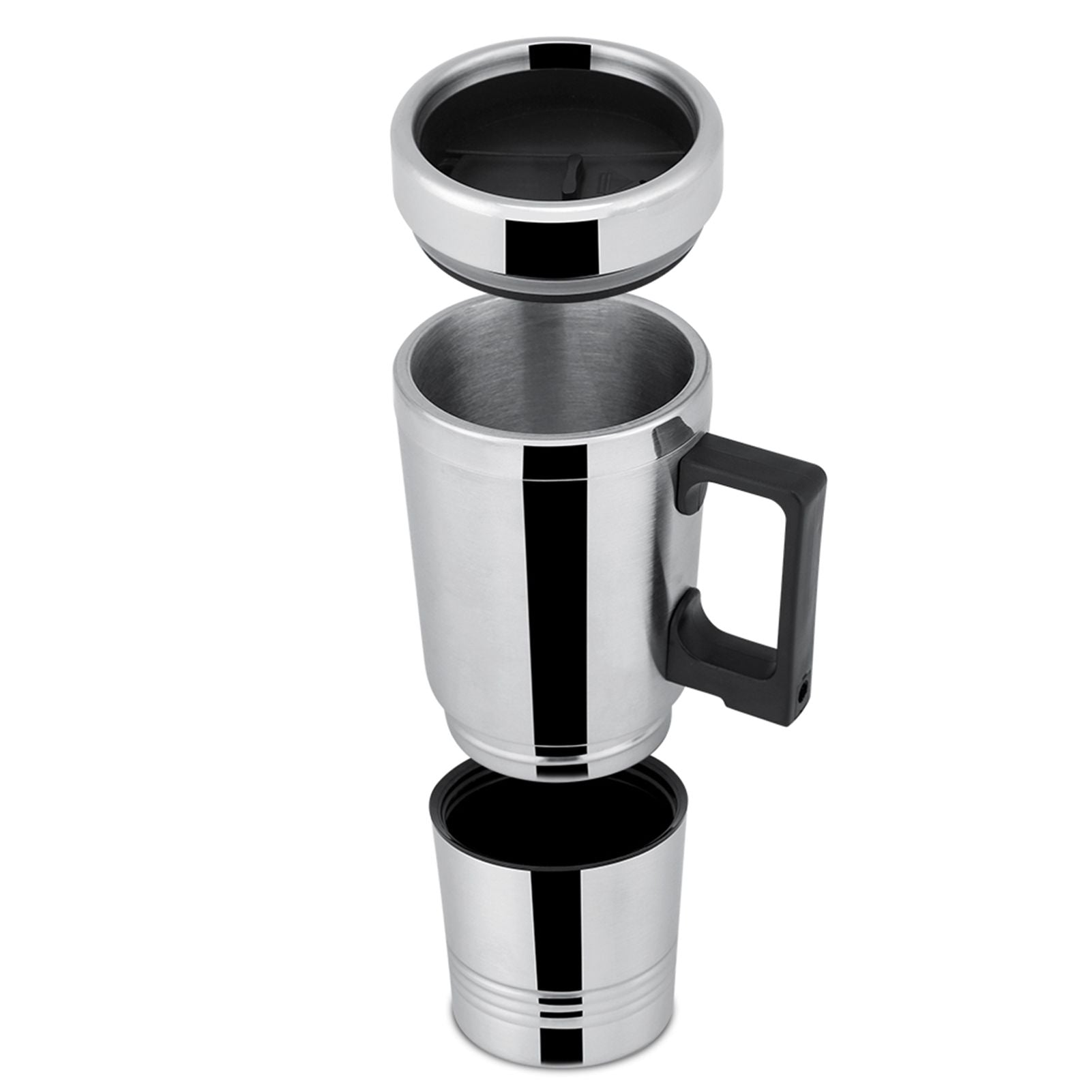 12V/24V 300ml Car Electric Coffee Tea Water Mug Vehicle Heating Drinking Cup Bottle 24V
