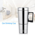 12V/24V 300ml Car Electric Coffee Tea Water Mug Vehicle Heating Drinking Cup Bottle 24V