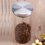 1000ml Glass Storage Jar Coffee Beans Kitchen Food Container Stainless Steel Lid