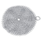 Stainless Steel Chainmail Scrubber Rust Proof Scraper Cleaner for Cast Iron Pan Pot Cookware
