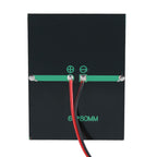 2pcs 0.65W 1.5V Mini Portable Solar Panel DIY Power Module Battery Charger