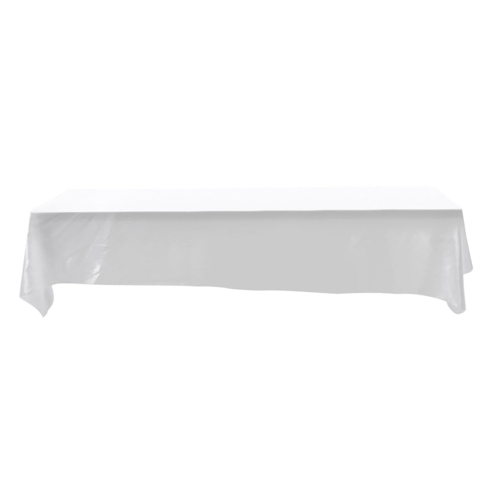 145x320cm Rectangle Tablecloth Table Cover Stain resistant Banquet Wedding Party Decor White