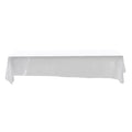 145x320cm Rectangle Tablecloth Table Cover Stain resistant Banquet Wedding Party Decor White