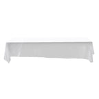 145x320cm Rectangle Tablecloth Table Cover Stain resistant Banquet Wedding Party Decor White