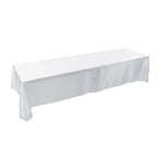 145x320cm Rectangle Tablecloth Table Cover Stain resistant Banquet Wedding Party Decor White