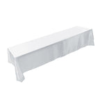 145x320cm Rectangle Tablecloth Table Cover Stain resistant Banquet Wedding Party Decor White