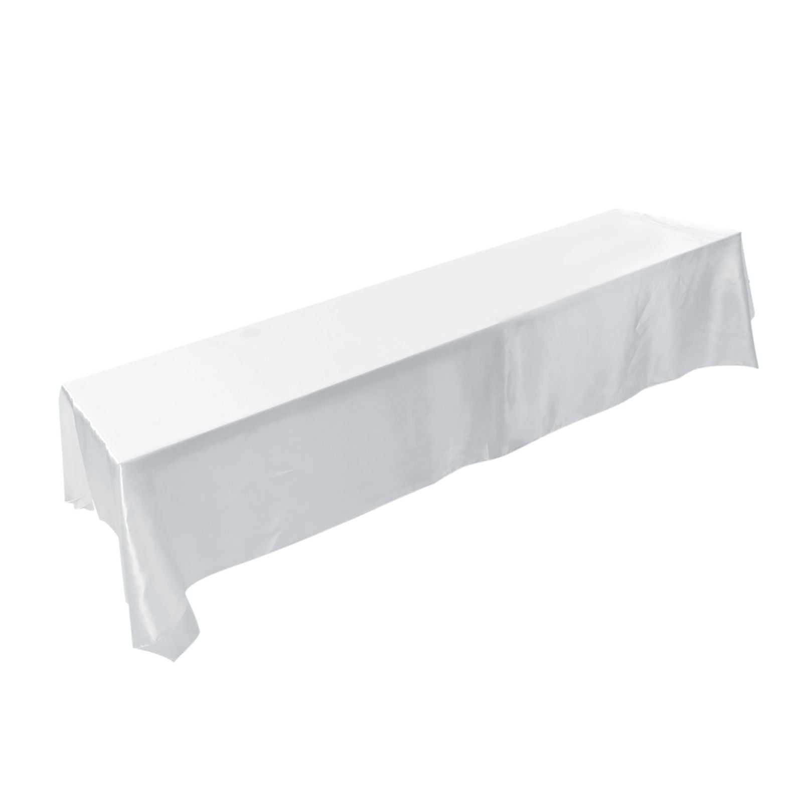 145x320cm Rectangle Tablecloth Table Cover Stain resistant Banquet Wedding Party Decor White