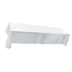 145x320cm Rectangle Tablecloth Table Cover Stain resistant Banquet Wedding Party Decor White