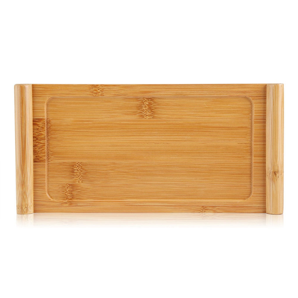 Bamboo Tea Tray Cup Plate Food Dessert Serving Tray Kung Fu Tea Accessory