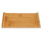 Bamboo Tea Tray Cup Plate Food Dessert Serving Tray Kung Fu Tea Accessory