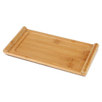 Bamboo Tea Tray Cup Plate Food Dessert Serving Tray Kung Fu Tea Accessory
