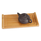 Bamboo Tea Tray Cup Plate Food Dessert Serving Tray Kung Fu Tea Accessory