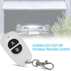 433MHz EV1527 1~4 Channel RF Wireless Remote Control Transmitter for Easy Control 2 Buttons