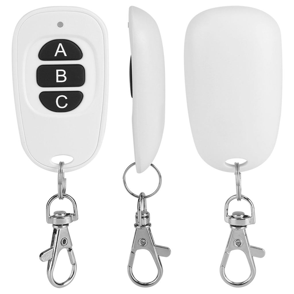 433MHz EV1527 1~4 Channel RF Wireless Remote Control Transmitter for Easy Control 3 Buttons