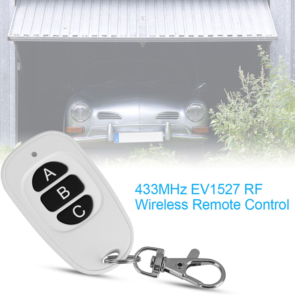 433MHz EV1527 1~4 Channel RF Wireless Remote Control Transmitter for Easy Control 3 Buttons
