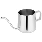 Stainless Steel Drip Coffee Pot Long Gooseneck Spout Kettle Cup Tea Tool (Silver 350mL)