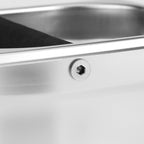 Stainless Steel Espresso Knock Box Container with Rubber Bar for Coffee Machine S