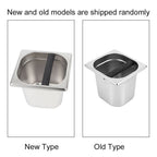 Stainless Steel Espresso Knock Box Container with Rubber Bar for Coffee Machine L