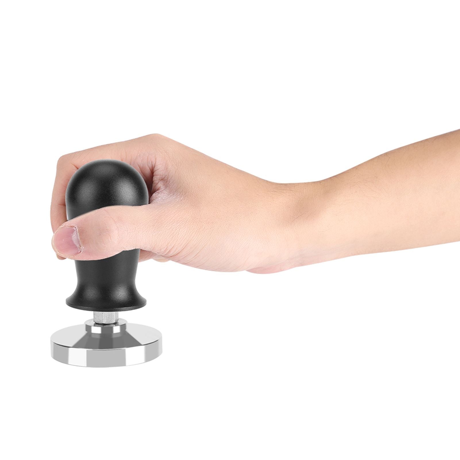 58mm/51mm Stainless Steel Coffee Tamper Flat Base Espresso Beans Press Tool 58mm