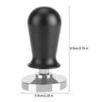 58mm/51mm Stainless Steel Coffee Tamper Flat Base Espresso Beans Press Tool 58mm