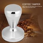 57.5mm/49mm Stainless Steel Coffee Tamper Flat Base Espresso Beans Press Tool 57.5mm