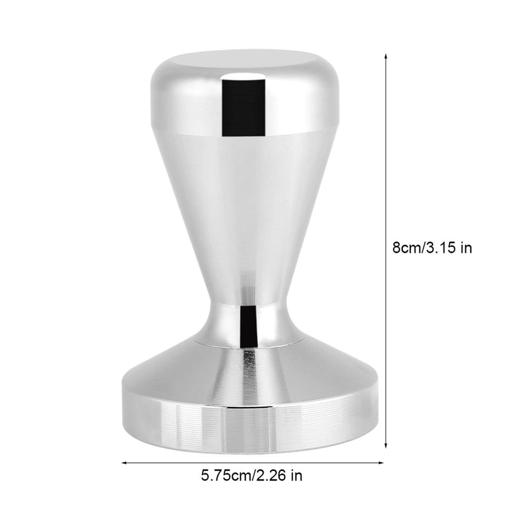 57.5mm/49mm Stainless Steel Coffee Tamper Flat Base Espresso Beans Press Tool 57.5mm