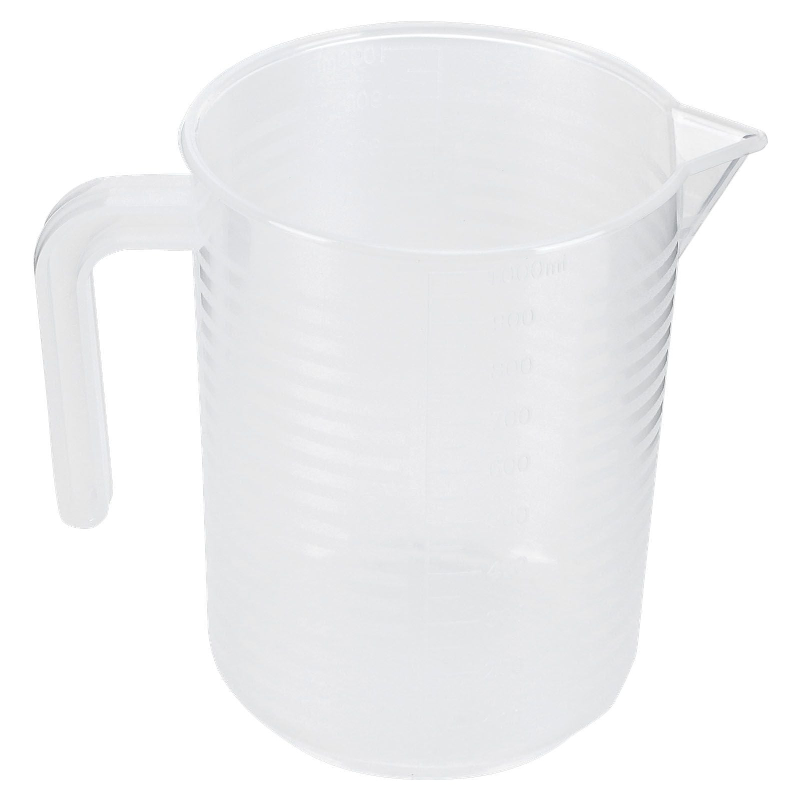 500ml/1000ml Clear Plastic Measuring Cups with Lid Kitchen Cooking Baking Accessaries 1000ml