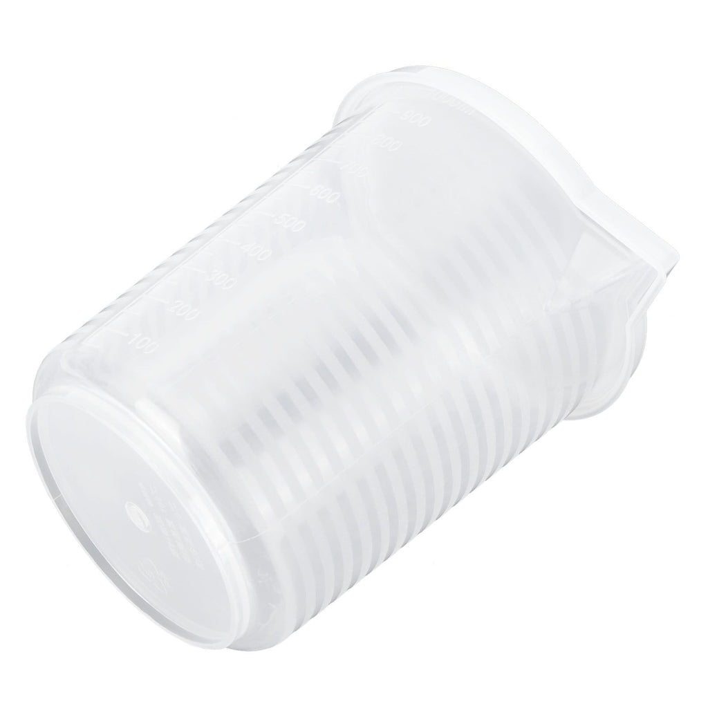 500ml/1000ml Clear Plastic Measuring Cups with Lid Kitchen Cooking Baking Accessaries 1000ml